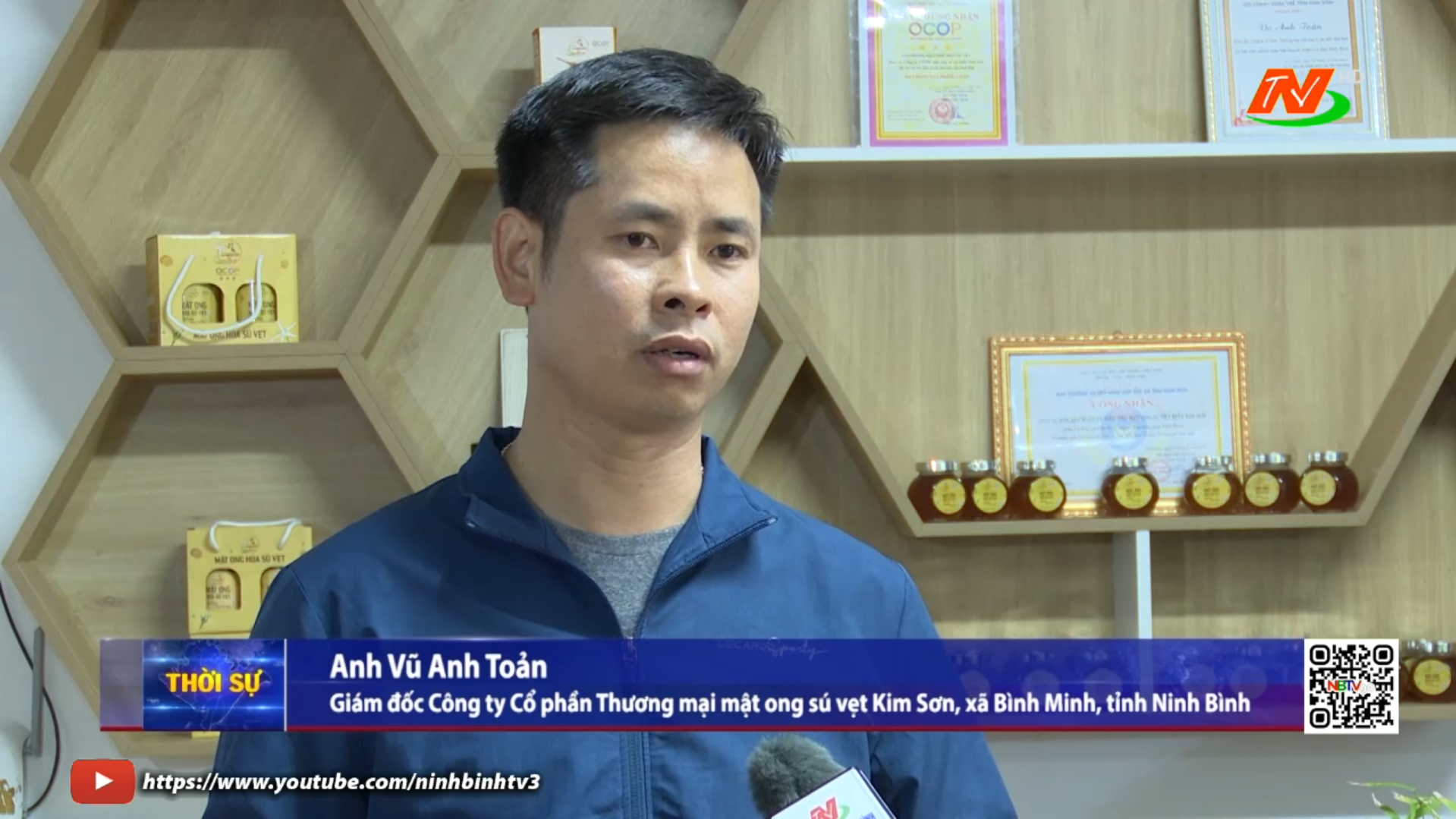 [NINH BÌNH TV] Công ty Cổ phần Thương mại Mật ong hoa sú vẹt biển Kim Sơn được Sở Khoa học và Công nghệ tỉnh hỗ trợ, đầu tư xây dựng áp dụng hệ thống truy xuất nguồn gốc thumbnail